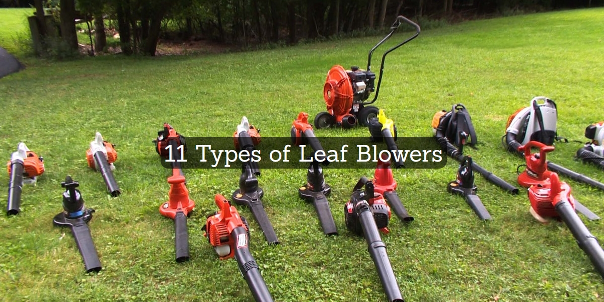 types of leaf blowers