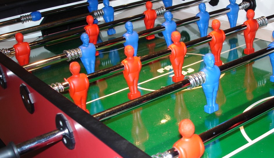 A foosball table22