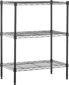 Amazon-Basics-3-Shelf-Narrow-Adjustable