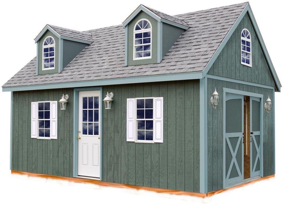 Arlington 12 ft. x 24 ft. Wood Storage Shed Kit
1