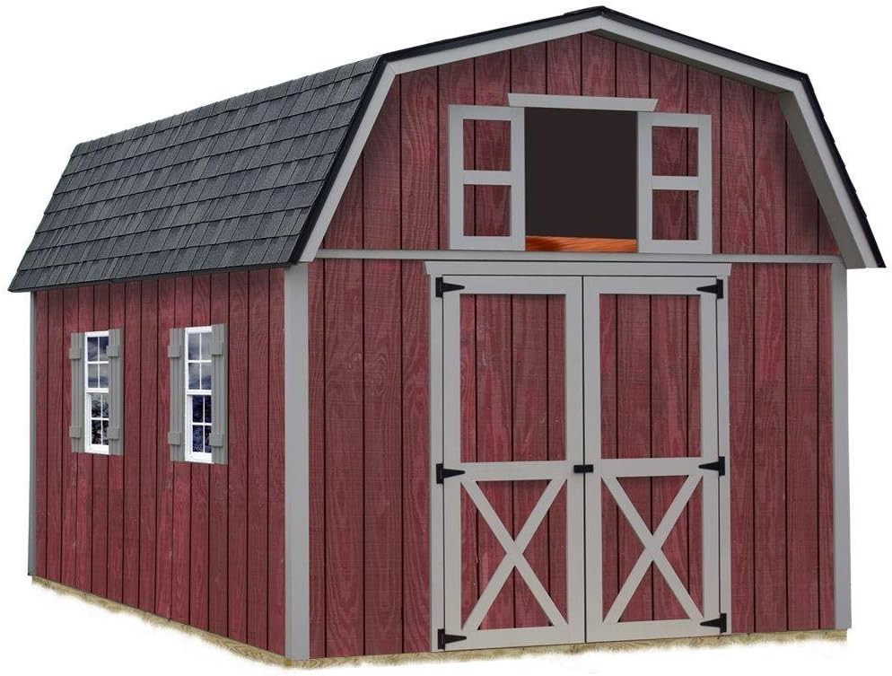 Best Barns Woodville 10 ft. x 12 ft. Wood Storage Shed Kit without Floor
1