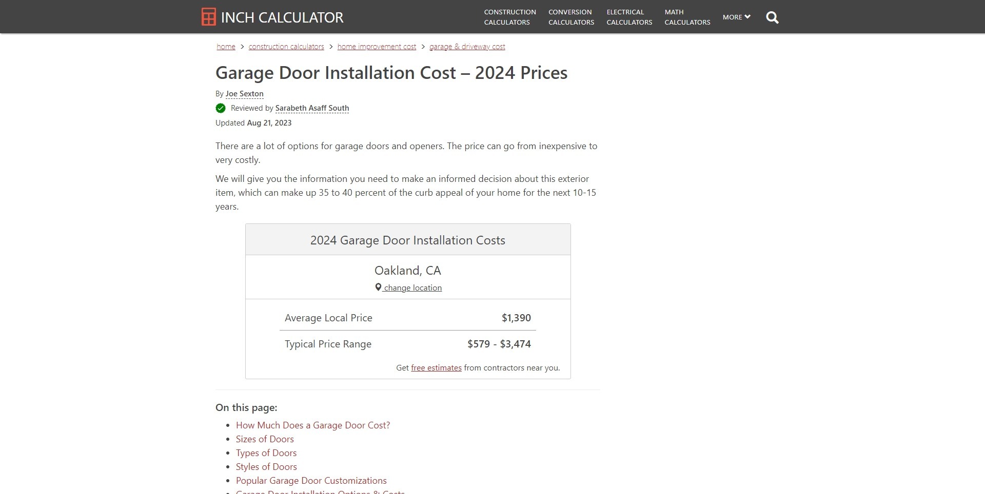 Automatic Garage Door Cost Guide 2026 - Well Built Florida