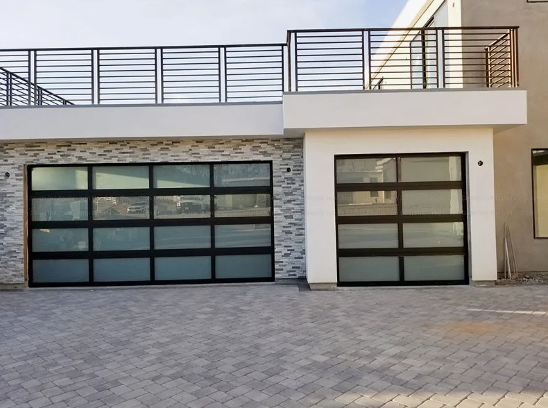 Glass-Paneled Barn Doors2