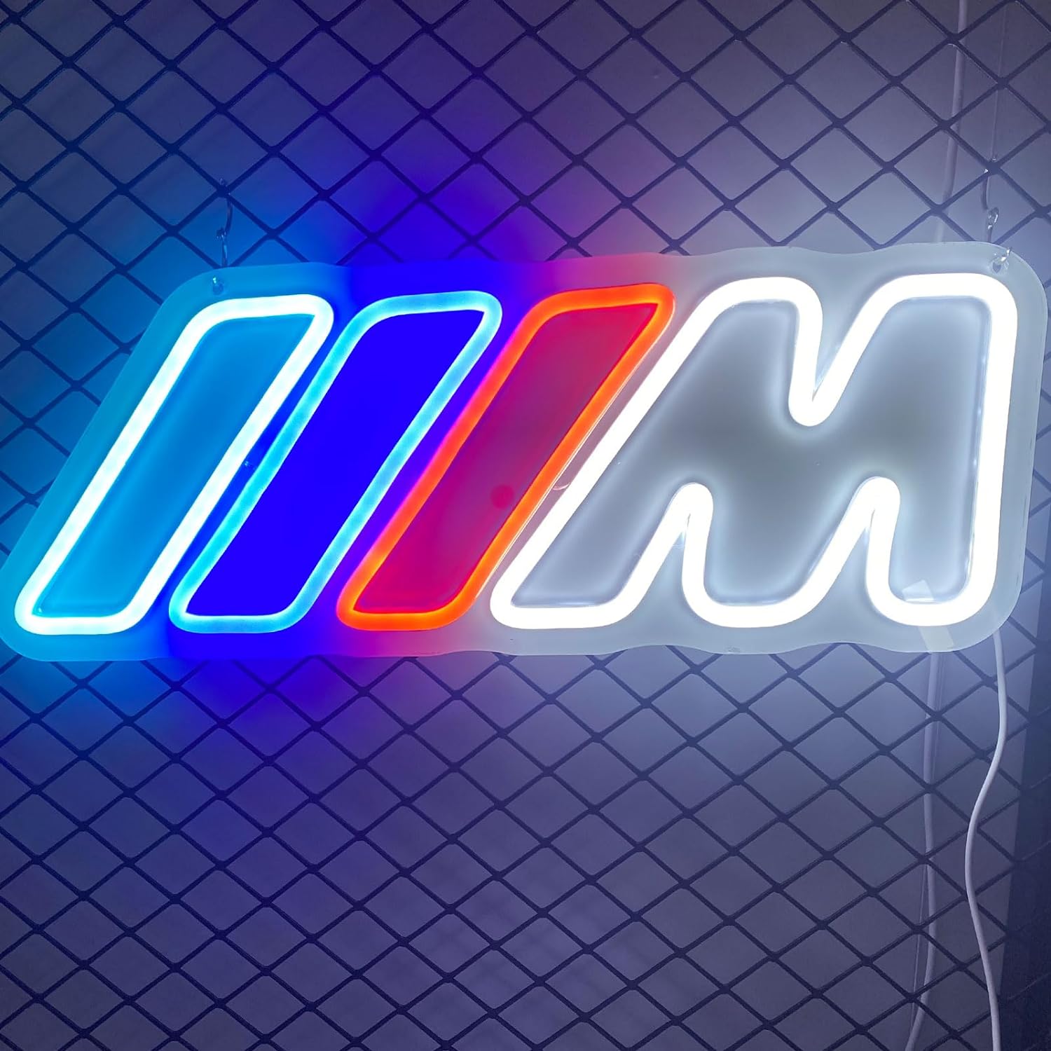 IIIM Car POWER Neon Sign - 16 x 6 Inches Auto Led Neon Night For Auto Shop,Man Cave