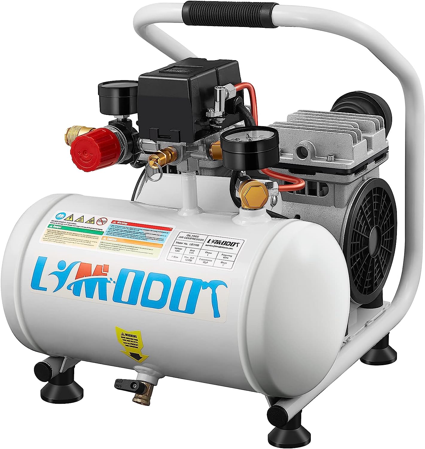 Limodot Ultra Quiet Air Compressor Portable1