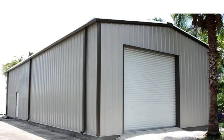 Low-cost prefabricated steel structure warehouse building prefab garages building kits1
