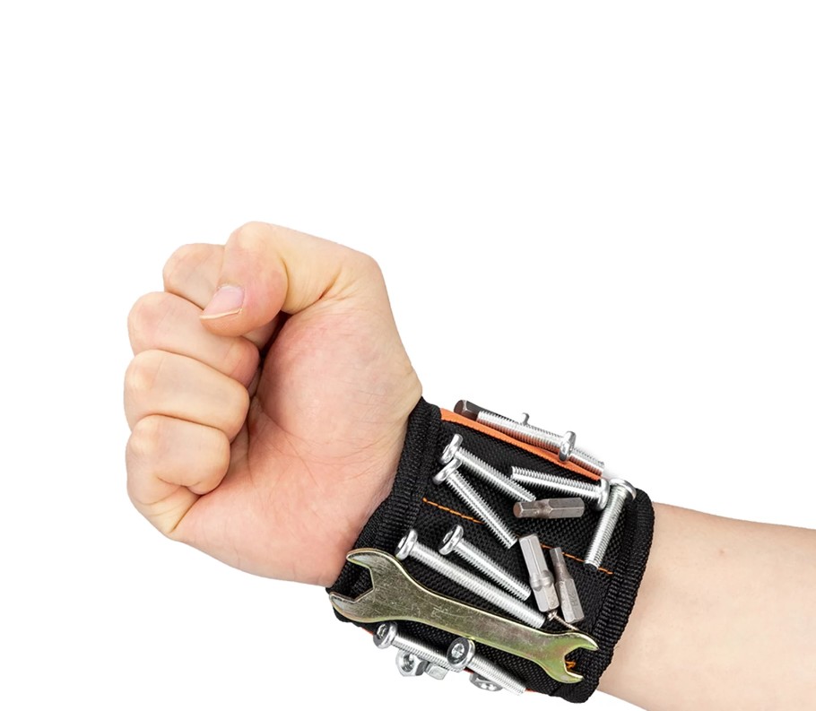 Magnetic Wristband for Holding Nails and Screws1