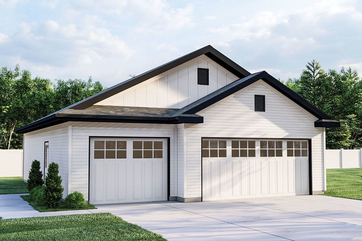 Modern Farmhouse Garage1