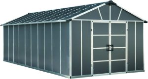 Palram-Canopia-Yukon-11x21-Storage-Shed-Gray1