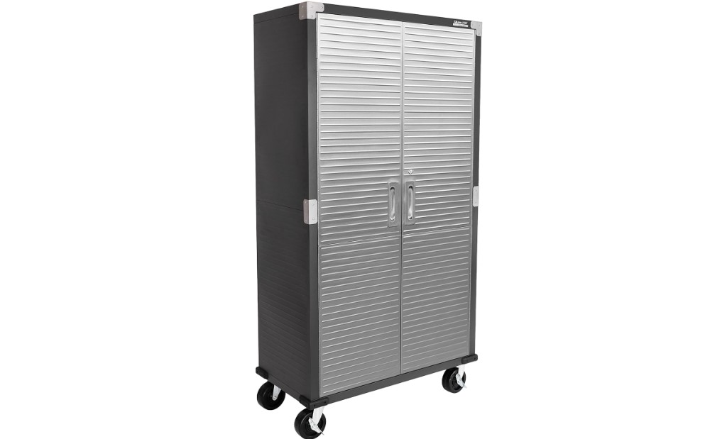 Seville Classics UltraHD Solid Steel Rolling Lockable Metal Storage Cabinet Locker4