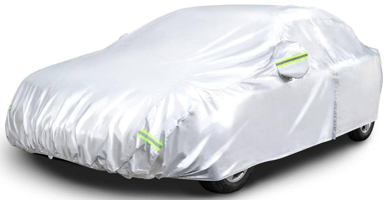 Silver Weatherproof Car Cover39