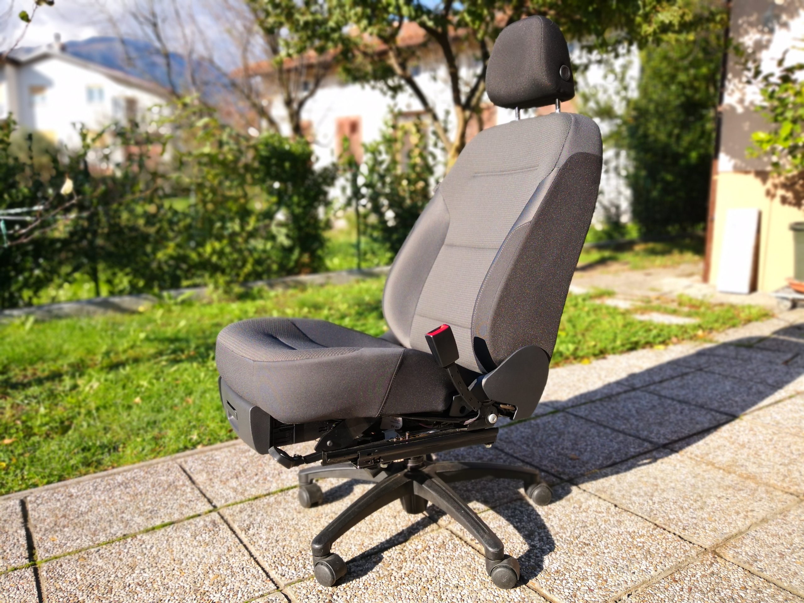 Upcycled Car Seat Gaming Chair1