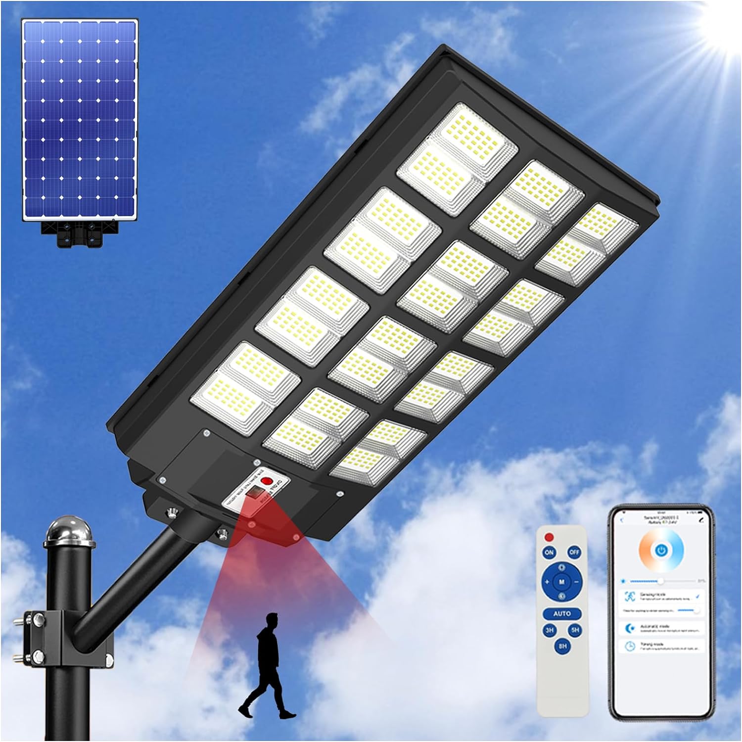 WaitScher Solar Street Light16