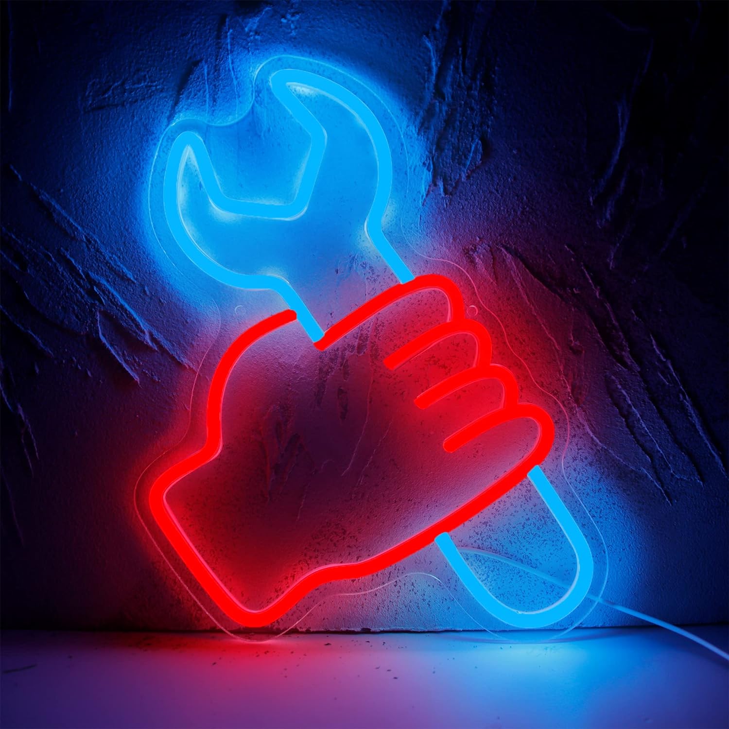 Wrench Neon Signs for Wall Decor