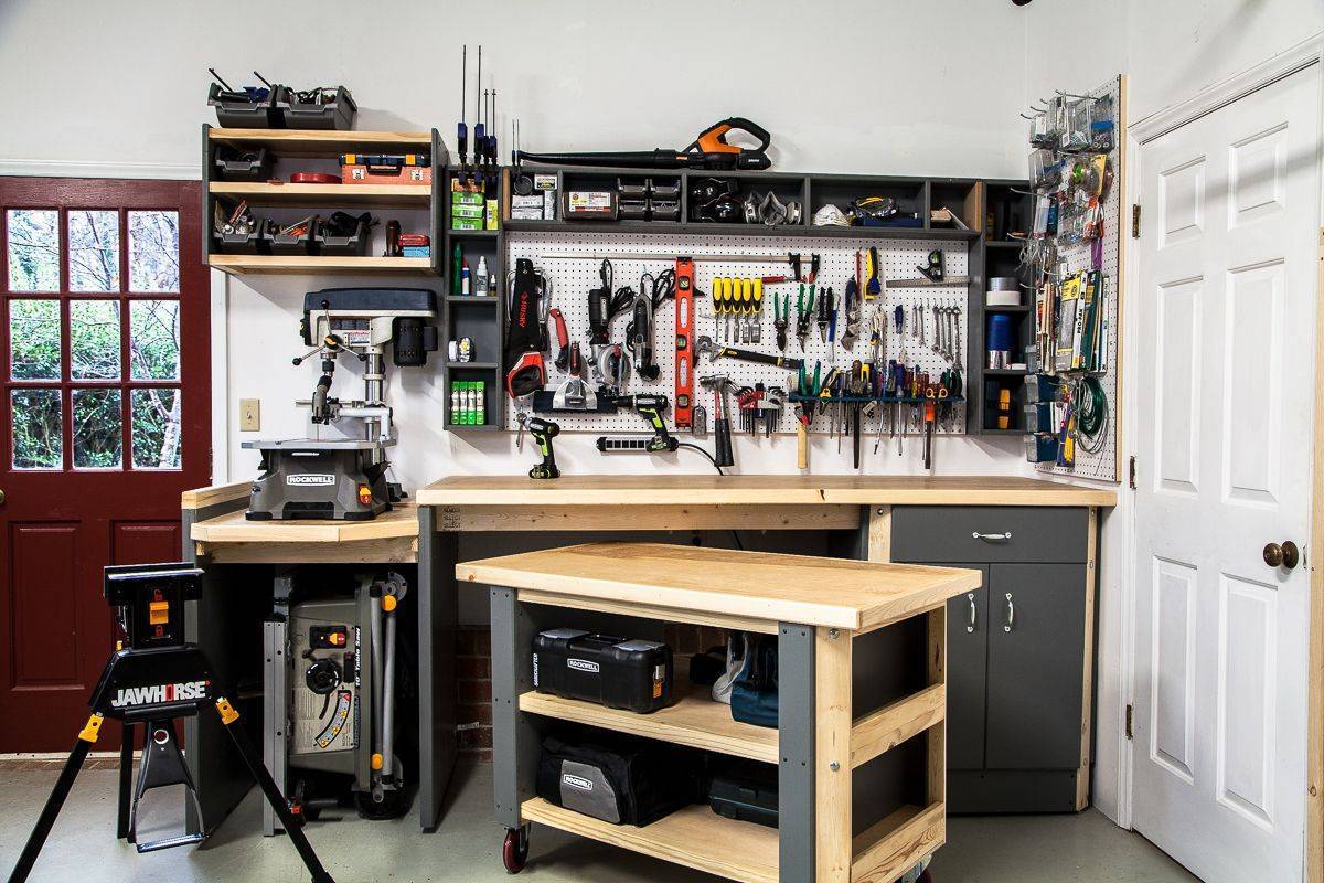 Extended Workshop with Advanced Tool Storage
