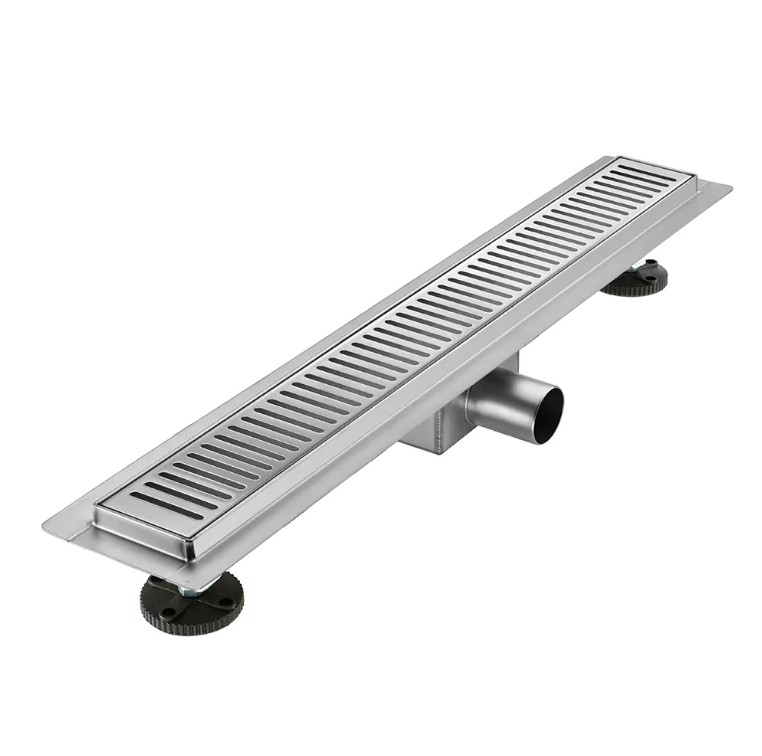 Horizontal drainage floor drain linear shower drain 304 Stainless Steel 304 Hotel Bathroom
