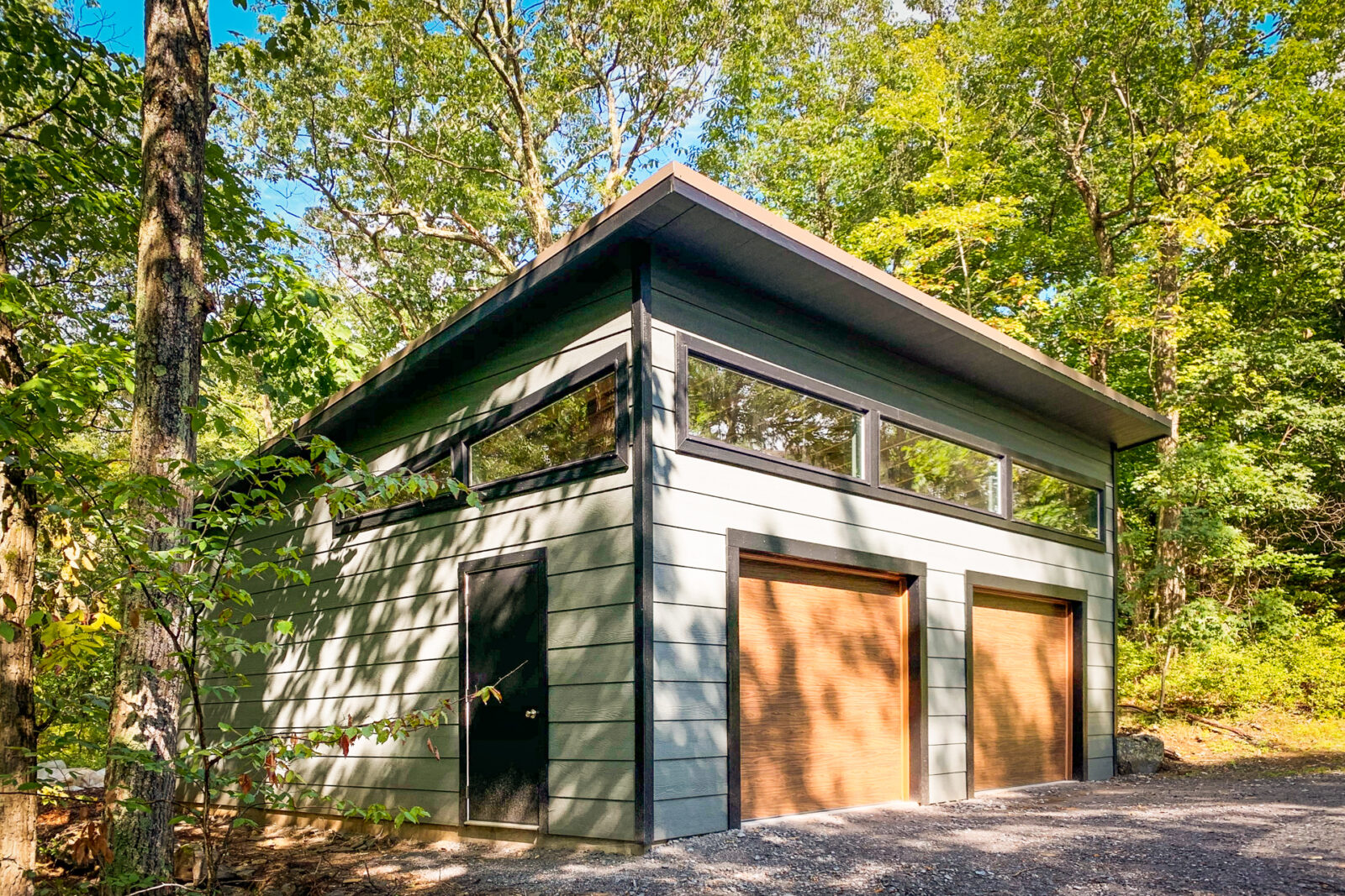 Modern 2-Car Garage