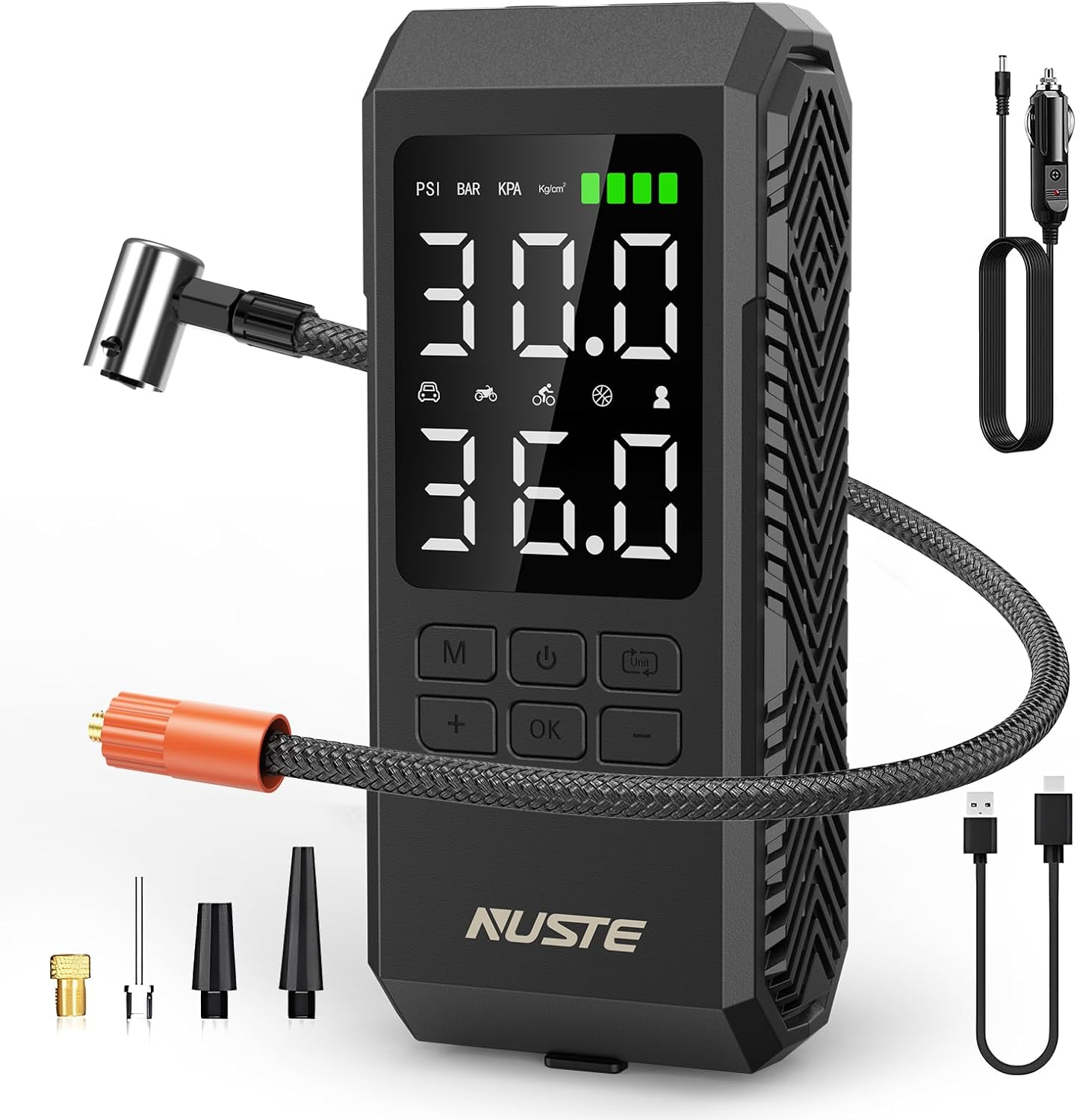NUSTE Cordless Tire Inflator And Bike Pump