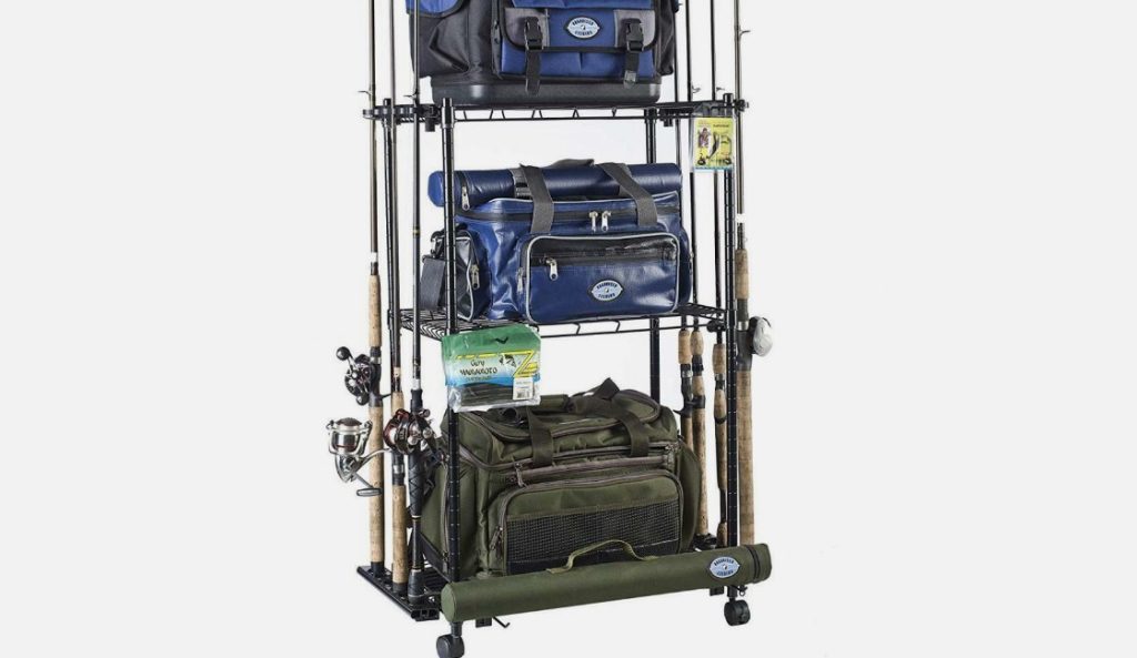 Organized Fishing Adjustable 3-Shelf Rolling6