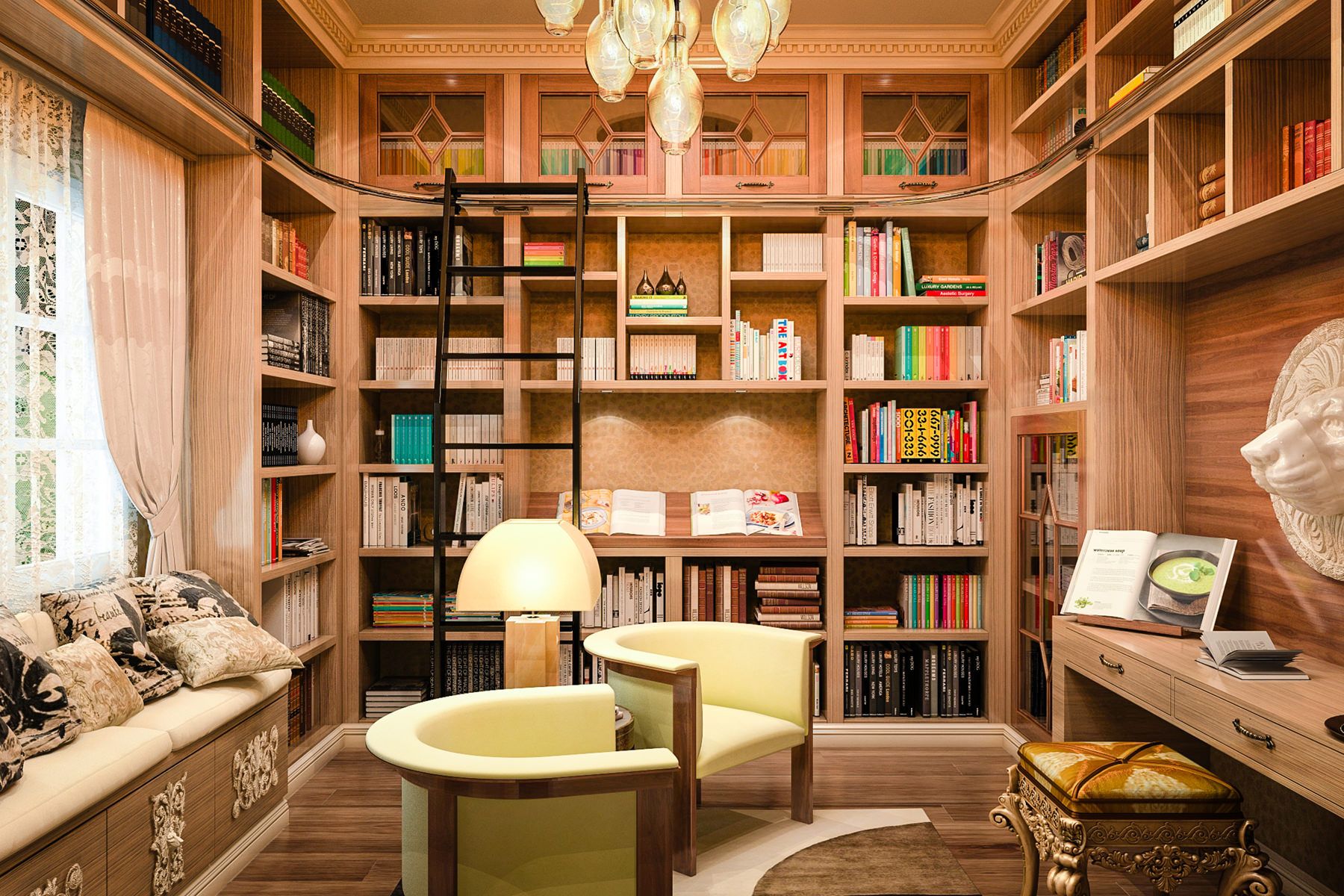Personal Library and Reading Room