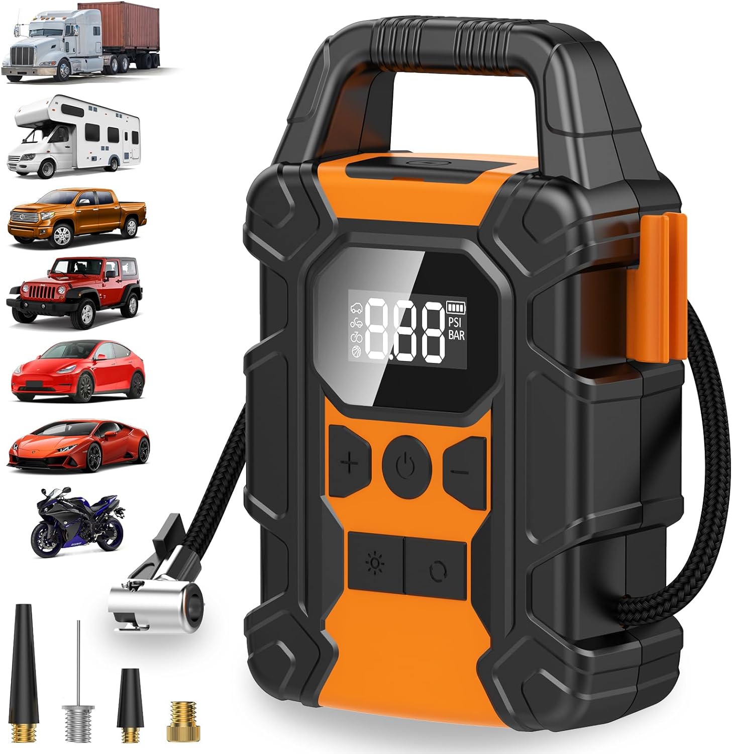 Portable Tire Inflator Air Compressor