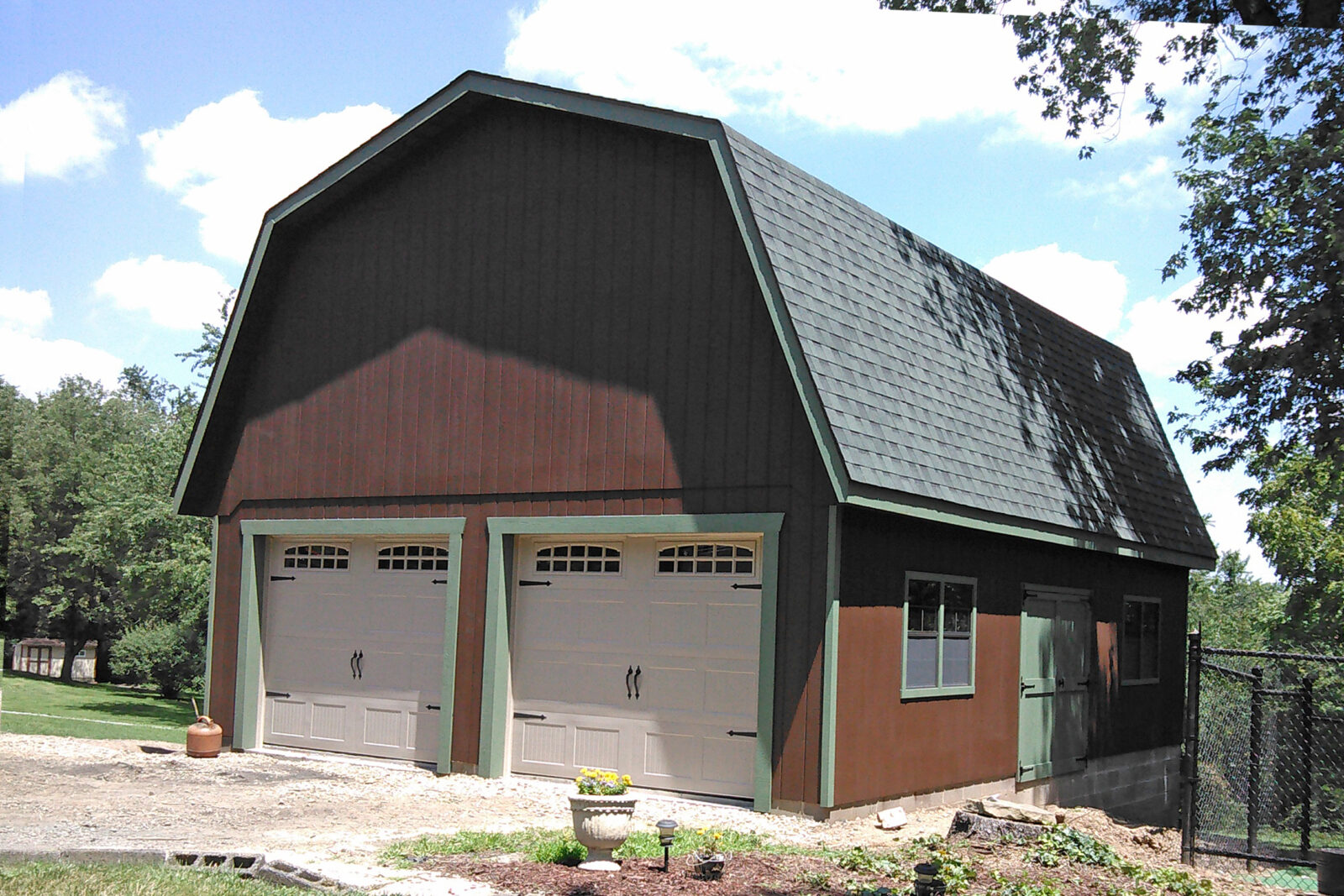 Single-Story MAXIBARN TWO-CAR GARAGE