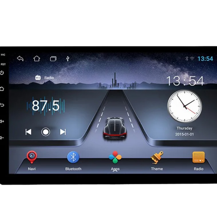 Universal 7" 9" 10 Inch Bluetooth WIFI FM RDS Android GPS Navigation Car Radio With Wireless Apple Carplay Android Auto
